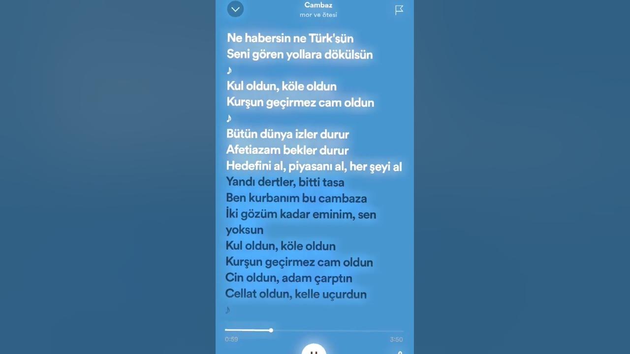 Mor ve Ötesi - Cambaz (Şarkı sözleri) Speed up