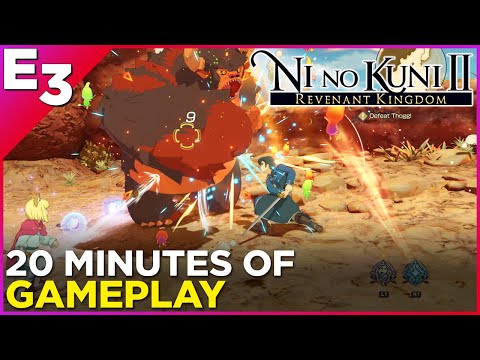 20 Minutes of Ni No Kuni II GAMEPLAY: Longfang & King's Cradle — Polygon @ E3 2017