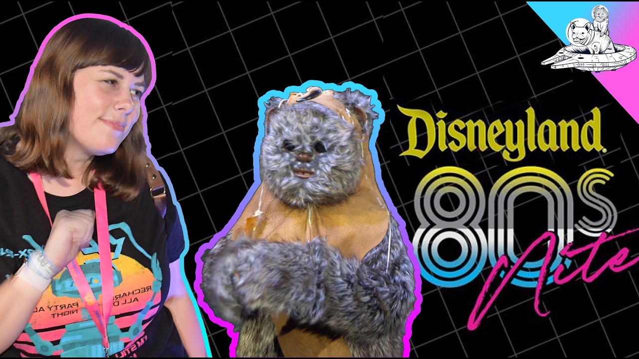Ewoks! C3PO in Galaxy's Edge! Disneyland 80's Nite Was RAD!