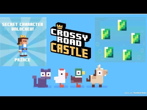 Crossy Road Castle - Unihorse Castle - All 120+ Rooms! All Green Gem Locations! 5 Boss Fights!