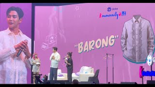 Rowoon Fanmeet in Manila - Rowoon speaks tagalog, eats Filipino foods and tries on Barong (Part 1)