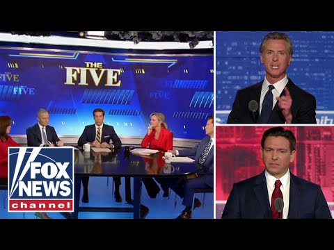 'The Five' react to the heated DeSantis-Newsom debate