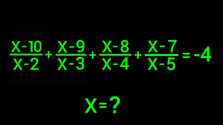 Math Olympiad | A Nice Algebra problem | How to solve for X in this problem ?