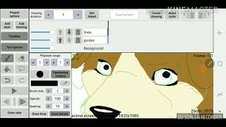 How to draw anime lines in rough animator part 1