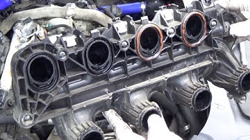 Glow plug replacement (Part 2 of 5) - Inlet manifold removal - Land Rover Freelander 2 / LR2