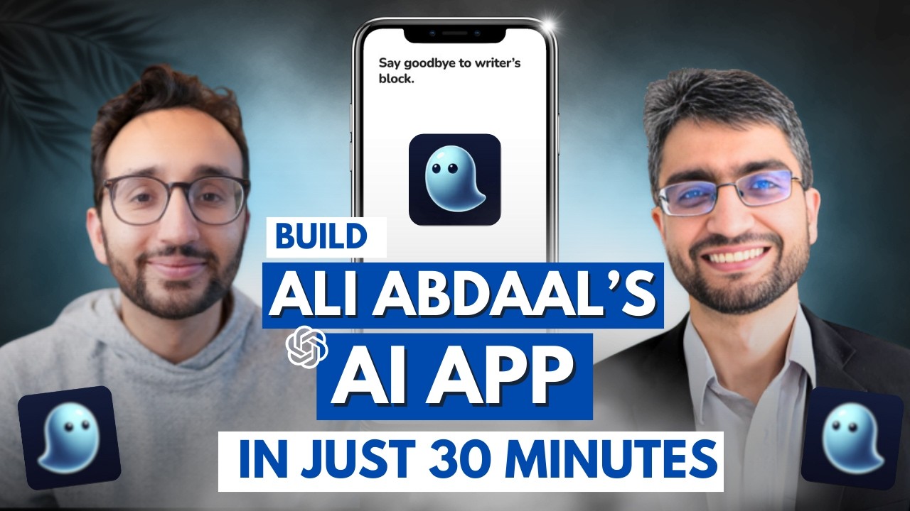 Build Ali Abdaal's AI voice app in 30 minutes without code | Step-by ...
