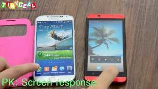 Red CUBOT ONE review (HTC ONE replica)! PK Samsung Galaxy S4! Tinydeal