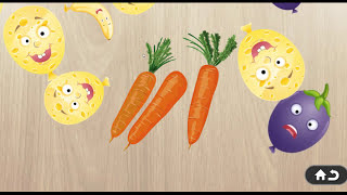 (MaxTvKids) Alimento Criança quebra-cabeça Aprendendo nome de legumes e verduras. Puzzle Infantil. screenshot 3