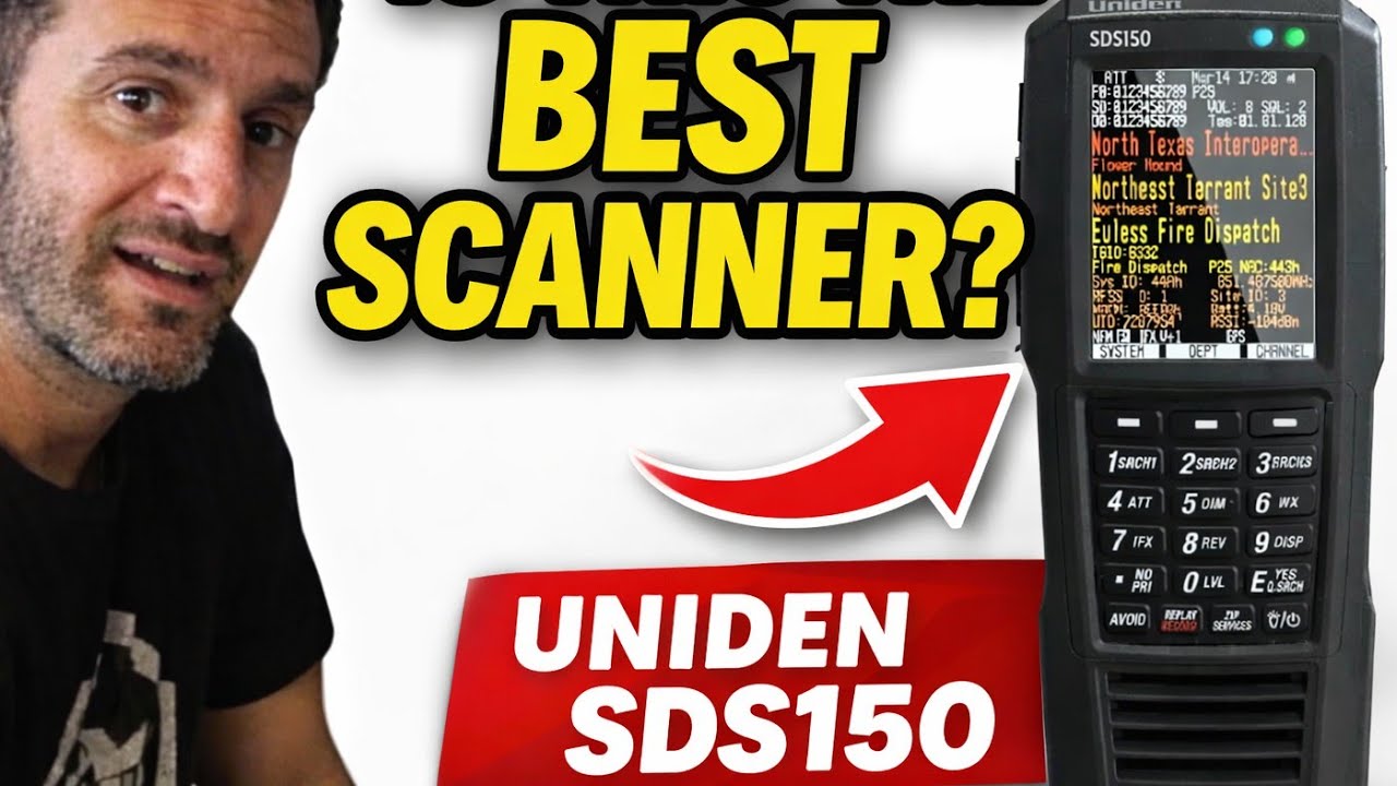 Uniden SDS150 Unbox & Overview