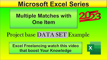 One item matches multiple Results in excel | Easy solution for all excel versions | Excel project