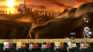 Super Smash Bros. 4 Wii U All 7 DLC's Fighting Frenzy 2