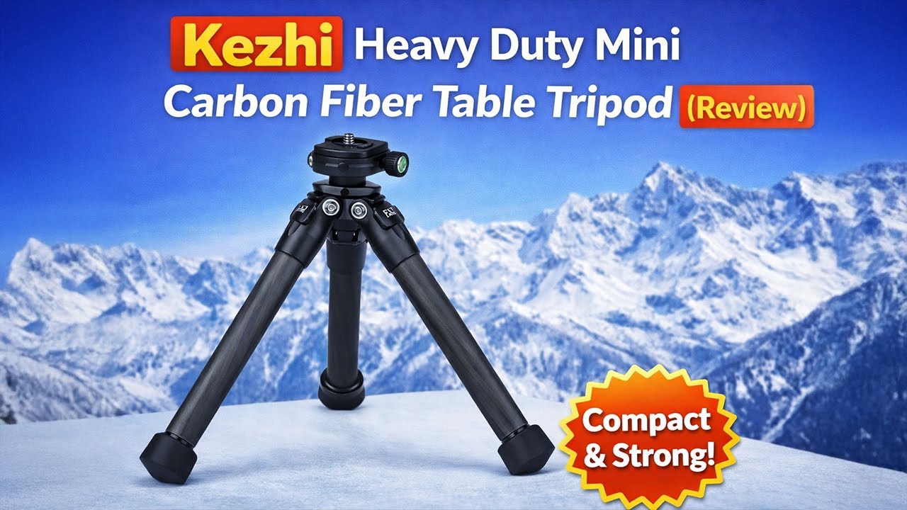 Настольный штатив Kezhi Heavy Duty Mini из углеродного волокна (обзор)