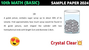 A gulab jamun, contains sugar syrup up to about 30% of its  volume.Find approximately how much syrup