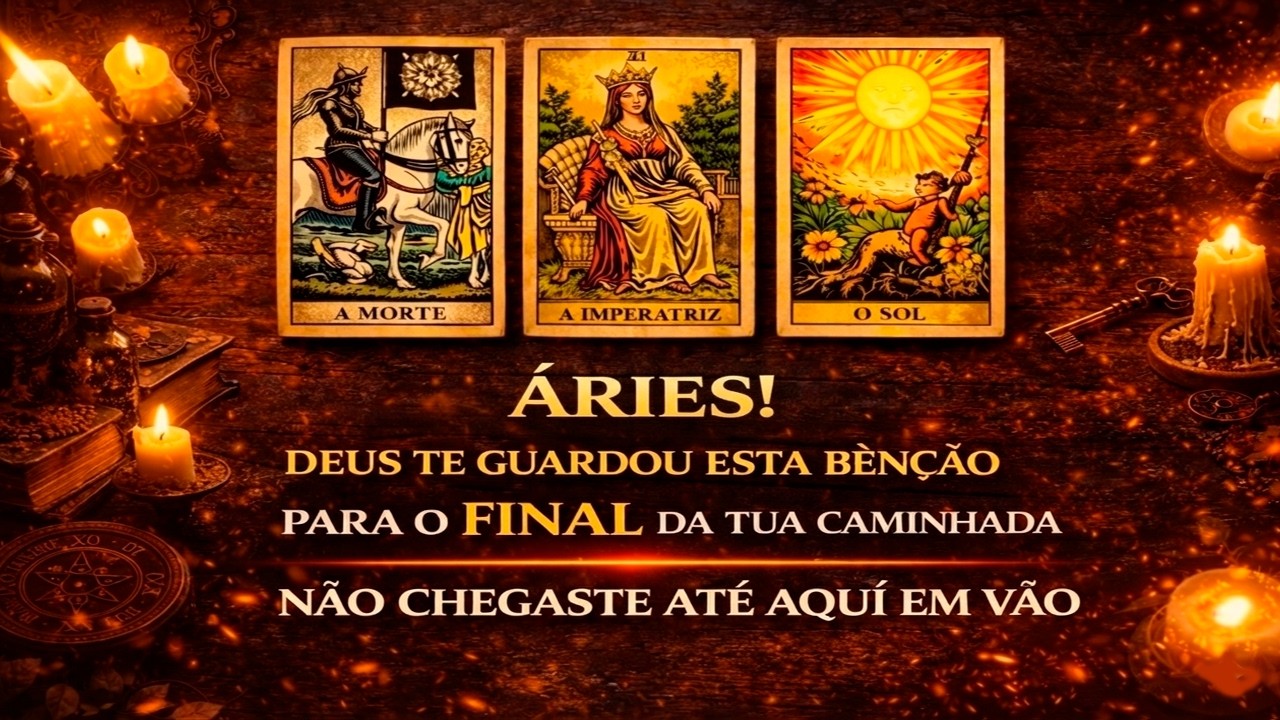 ÁRIES🕯️DEUS GUARDOU SUA MAIOR BÊNÇÃO PARA ESTA FASE DA SUA VIDA✨VOCÊ NÃO CHEGOU ATÉ AQUI EM VÃO 💖