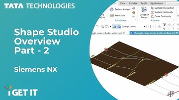 Siemens PLM NX - Shape Studio Surface Overview (Part 2)