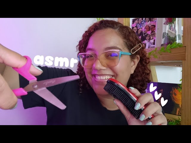 ASMR CORTANDO SEU CABELO 💕✨