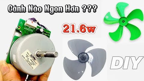 MH-DIY || Test Motor 21.6w Tháo Máy photocopy Mod Chạy Trực Tiếp Không Cần Clk