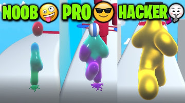 NOOB vs PRO vs HACKER in Blob Runner 3D