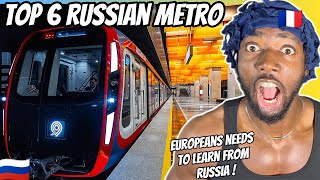 : Top 6   MOSCOW Metro Stations Ahead of the FUTURE ! #russia
