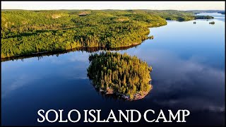 Solo Island Camp & Fishing on an 85km Mega Lake