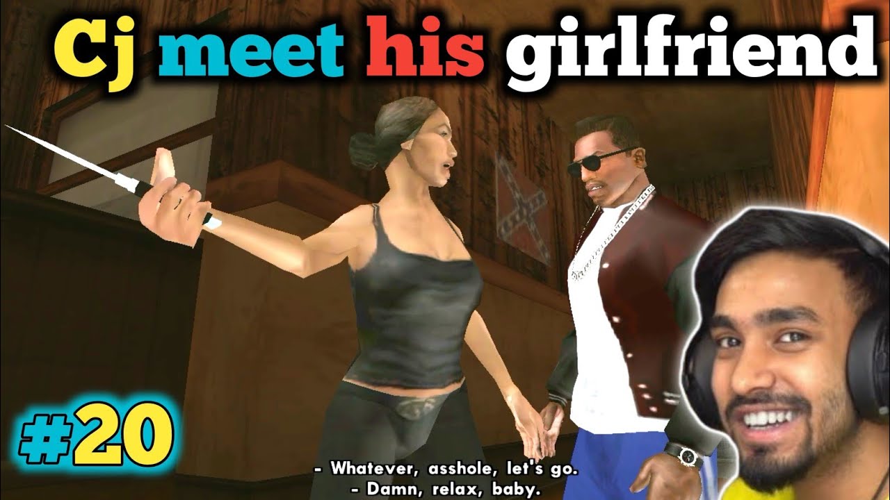 CJ FINALLY MEET HIS GIRLFRIEND GTA SAN ANDREAS GAMEPLAY 20 YouTube 