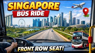 SINGAPORE BUS RIDE #shorts #singapore #travel #viral #trending #travelvlog #video  #longform #yt  screenshot 5