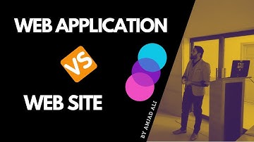 WEBSITE VS WEB APPLICATION | IN HINDI/URDU | AMJAD ALI