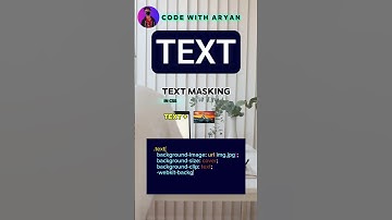 Text Masking In CSS #html #coding #programming #hackingyourleadership #webdesign #webdevelopment