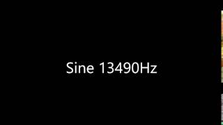 Sine 13490Hz Audio Only