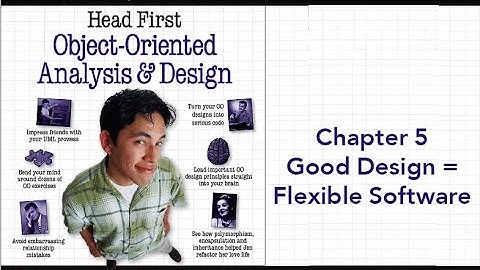 Head First Object-Oriented Analysis and Design Ch5: Good Design = Flexible Software [Arabic]