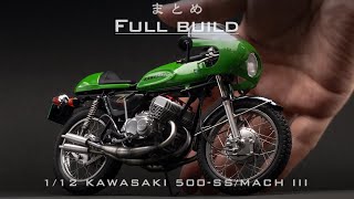 Building the Hasegawa 1/12 scale Kawasaki Mach III