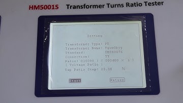 Transformer Turn Ratio Tester