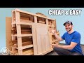 Mobile Wood Storage Cart That's EASY on the Wallet