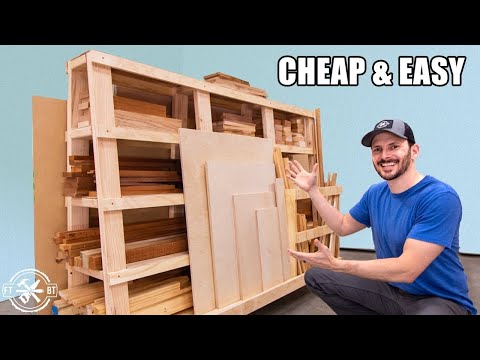 Mobile Wood Storage Cart That&rsquo;s EASY on the Wallet