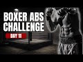 Day 11 - Quick &amp; Intense Ab Burn Workout for Boxing | Dumbbell | 30-Day BOXER ABS CHALLENGE