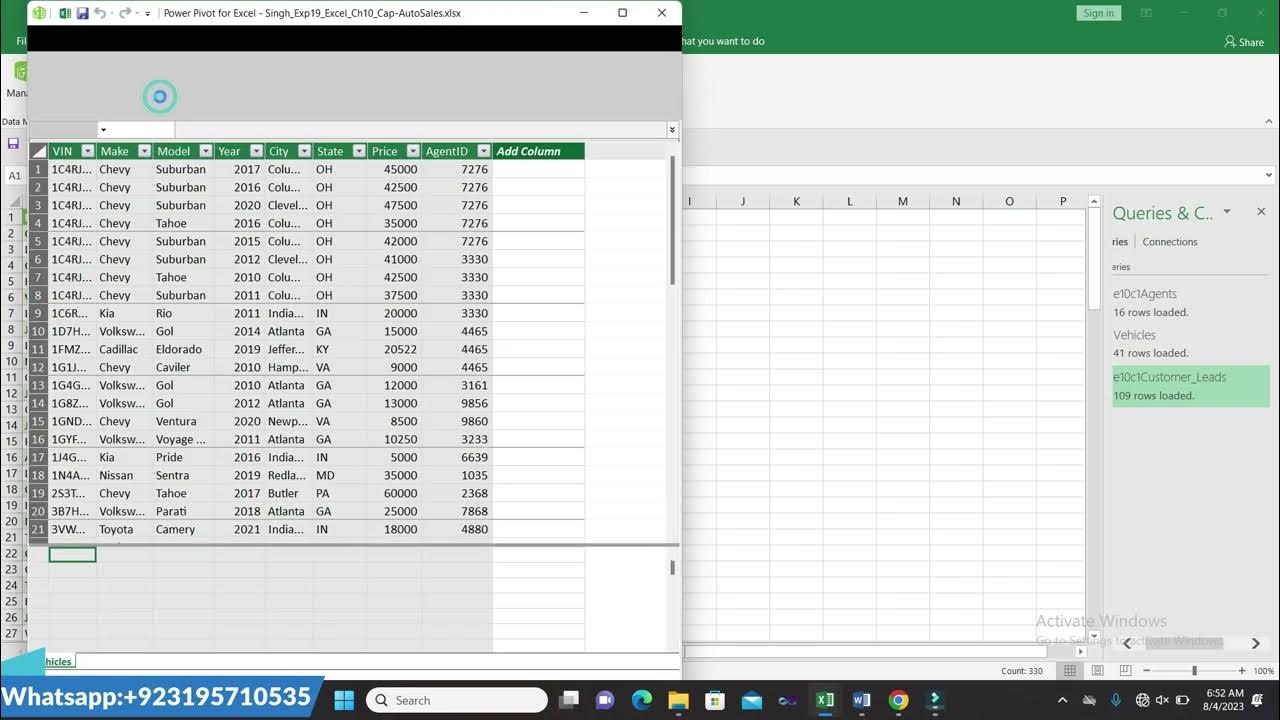 Exp19_Excel_Ch10_Cap_Auto_Sales Excel Chapter 10 Cap Auto Sales Cap