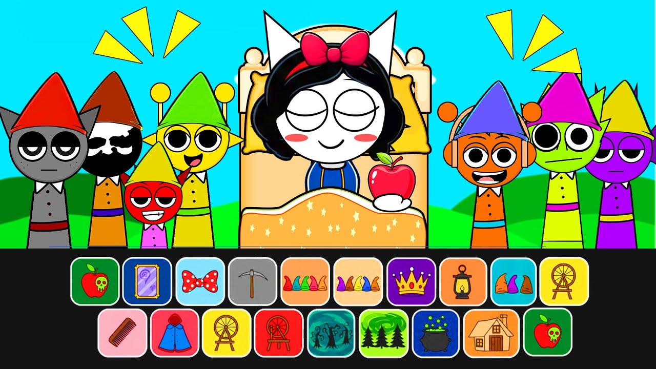 👻Paper DIY👻 Wake up.. Snow White But It's Sprunki OC MOD!! What's going on!!  | DIY kertas buku