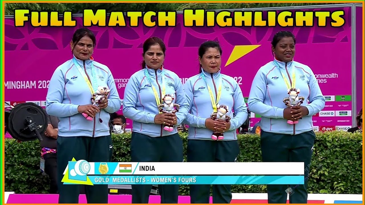 Final Gold Medal Match India vs South Africa Women's Lawn Bowls