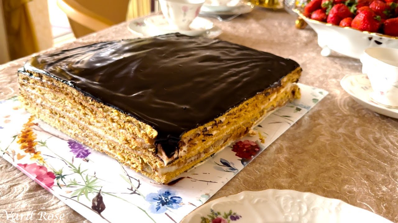 Армянский Традиционный Торт Птичье Молоко  — с Медовыми Коржами и Заварным Кремом!)