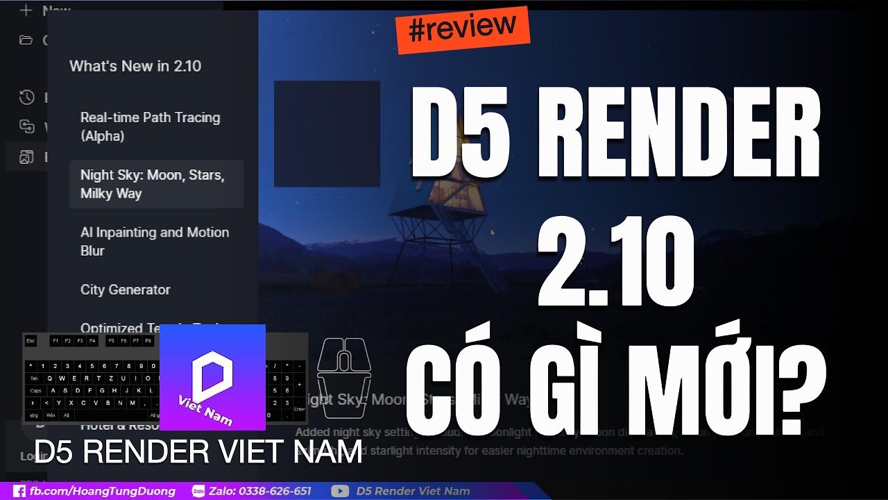 D5 RENDER 2.10 CÓ GÌ MỚI?
