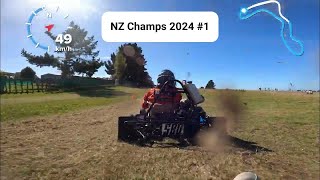 NZ national grass kart championship in timaru race #1