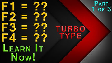 Use of Function Keys (F1 to F4) Part 1/3 | Detailed Video | #MustWatch