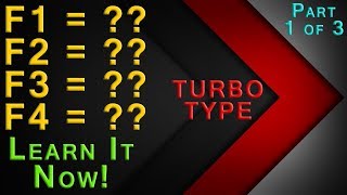 Use of Function Keys (F1 to F4) Part 1/3 | Detailed Video | #MustWatch