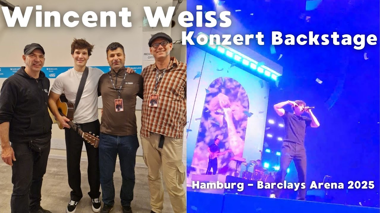 Backstage bei Wincent Weiss Konzert | Hautnah in der Barclays Arena Hamburg 🎤🔥