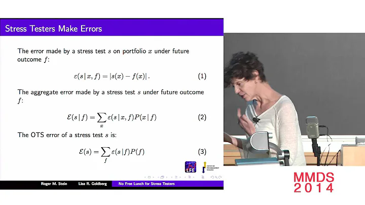 No Free Lunch for Stress Testers: Toward a Normati...
