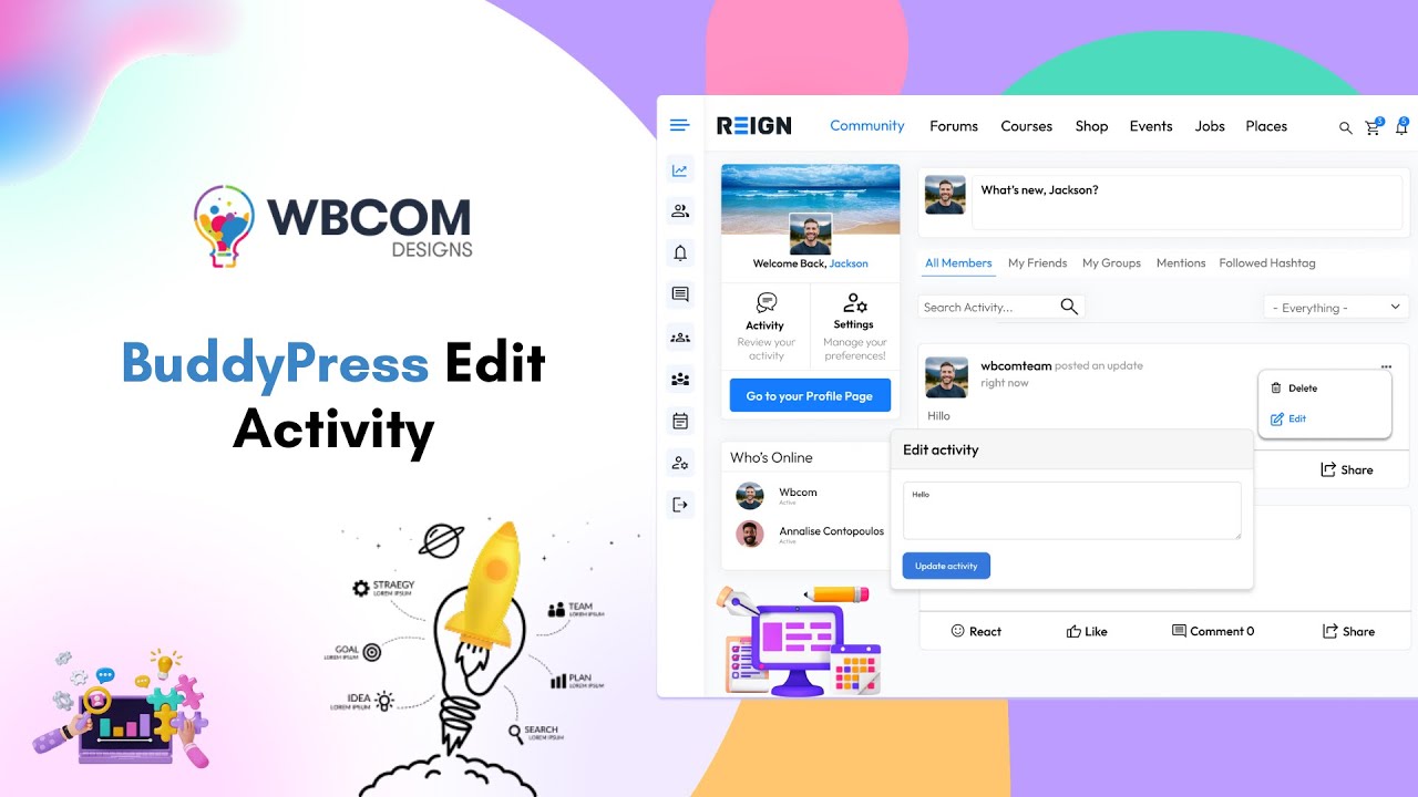 How to Let Users Edit BuddyPress Activity Posts Easily | Using BuddyPress Edit Activity | WordPress