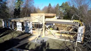 Assemblage du toit time-lapse