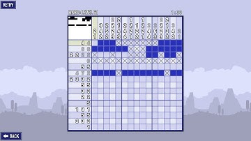Picross Touch (Hard Level 61) Gameplay and Tutorial