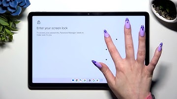 LENOVO Tab P11 Pro – How to Remove Password from Autofill Passwords