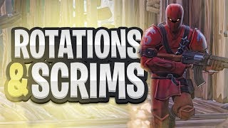 Rotations and Taking Fights in Scrims! (GSA Fortnite PC)